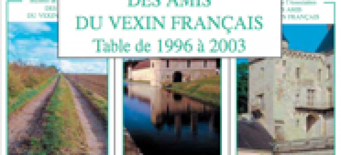 Hors série – table de 1996 à 2003